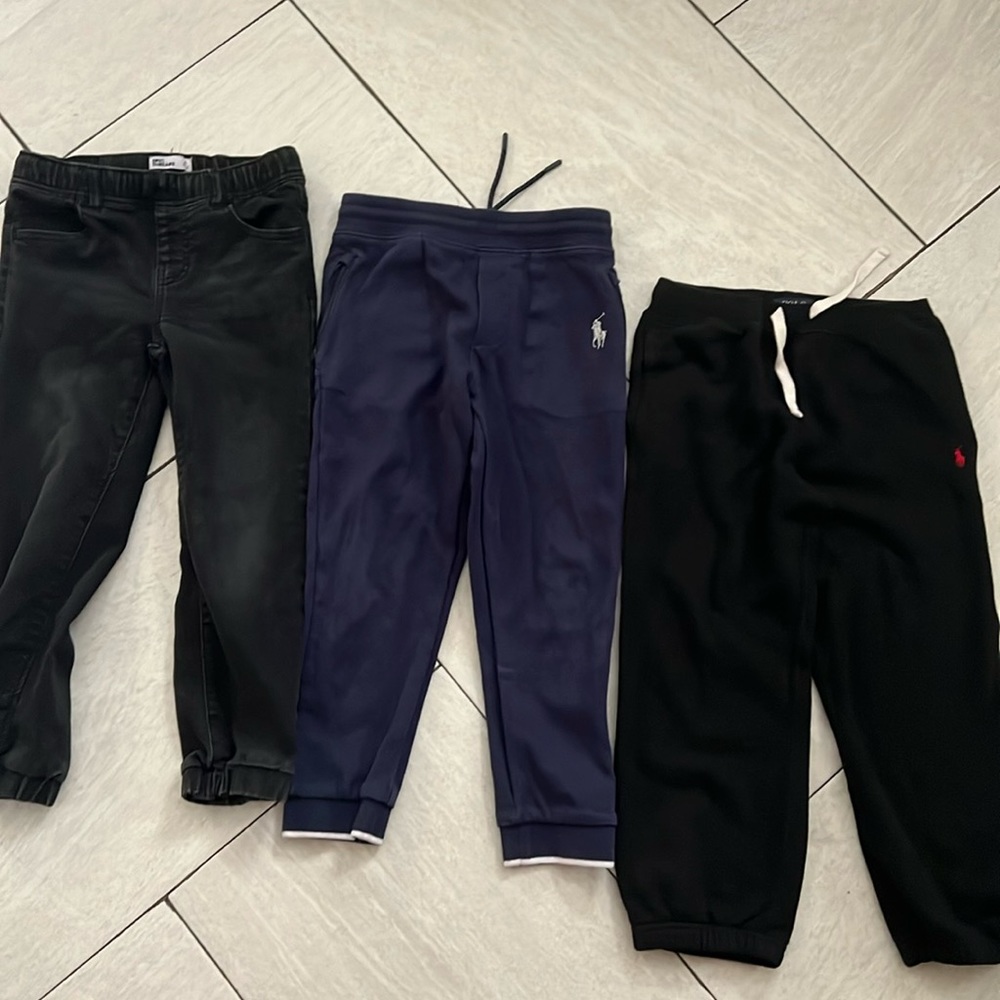 3 pants combo: 2 polo joggers-1 epic jeans size 6 children size $22